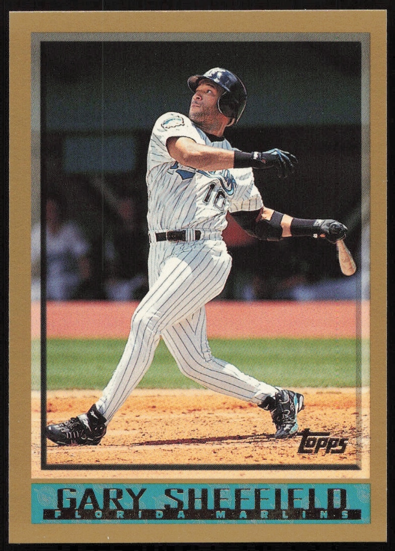 1998 Topps Gary Sheffield #166 (Front)