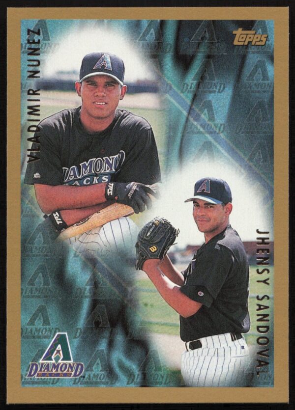 1998 Topps Jhensy Sandoval / Vladimir Nunez #498 (Front)