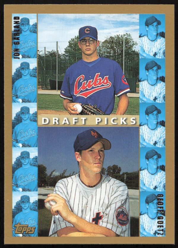 1998 Topps Jon Garland / Geoff Goetz Draft Picks #245 (Front)