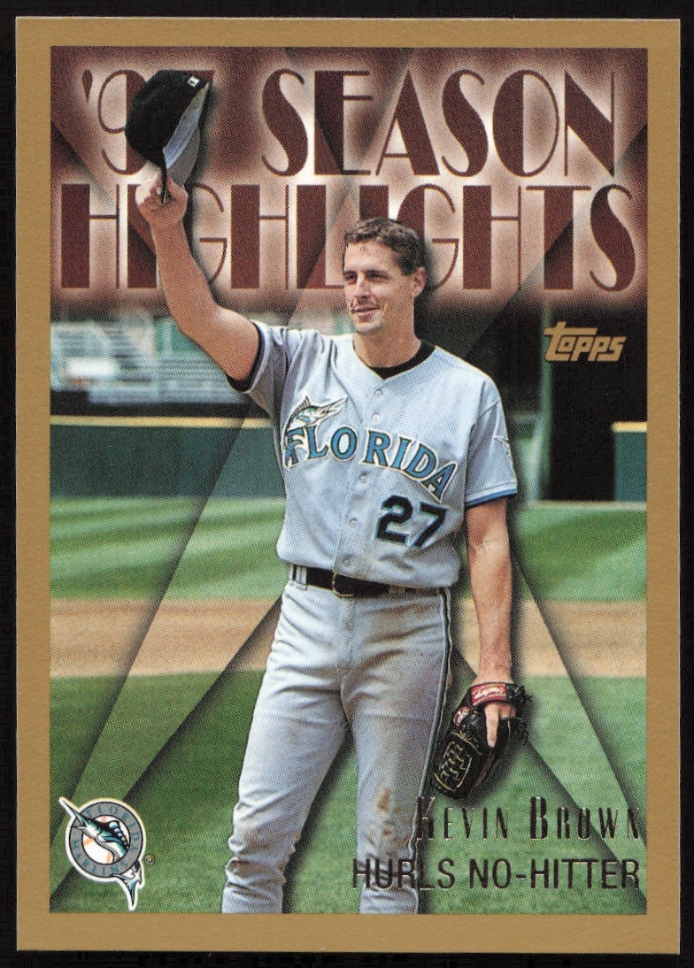 1998 Topps Kevin Brown Season Highlights #266 (Front)