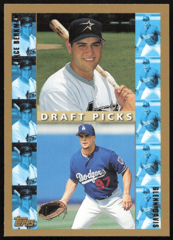 1998 Topps Lance Berkman / Glenn Davis Draft Picks #246 (Front)