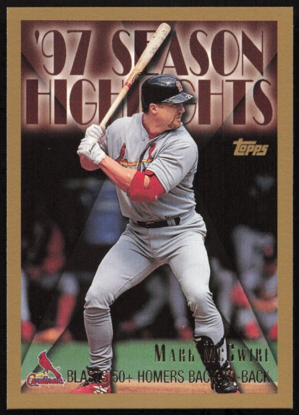1998 Topps Mark McGwire Season Highlights #478 (Front)