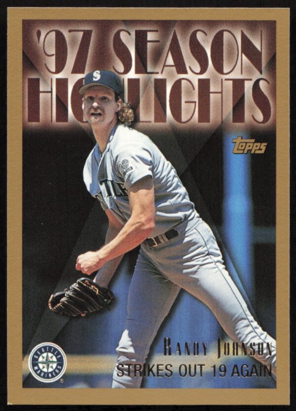 1998 Topps Randy Johnson Season Highlights #265 (Front)