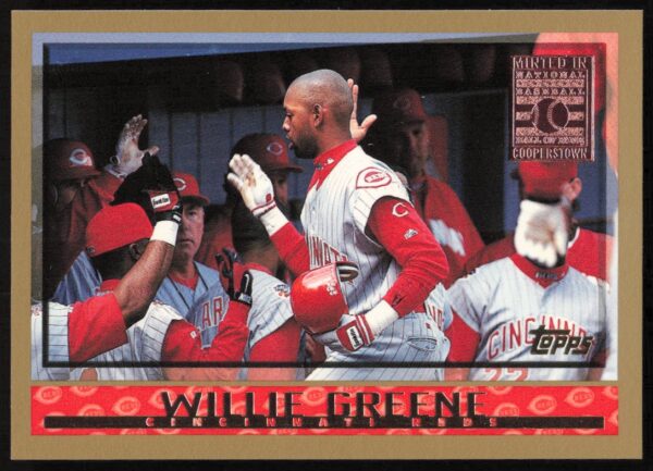 1998 Topps Willie Greene Minted in Cooperstown #104 (Front)