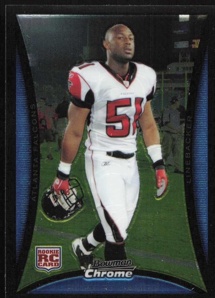 2008 Bowman Chrome Robert James #BC38 (Front)