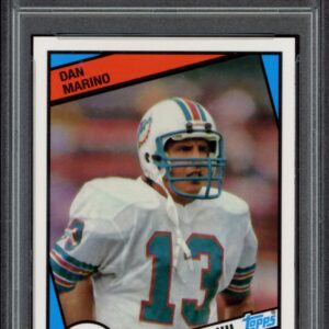 PSA graded MINT 9 Dan Marino 2012 Topps Rookie Reprint sports card.