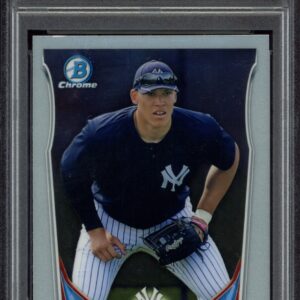 Aaron Judges 2014 Bowman Draft Picks baseball card graded MINT 9 by PSA.