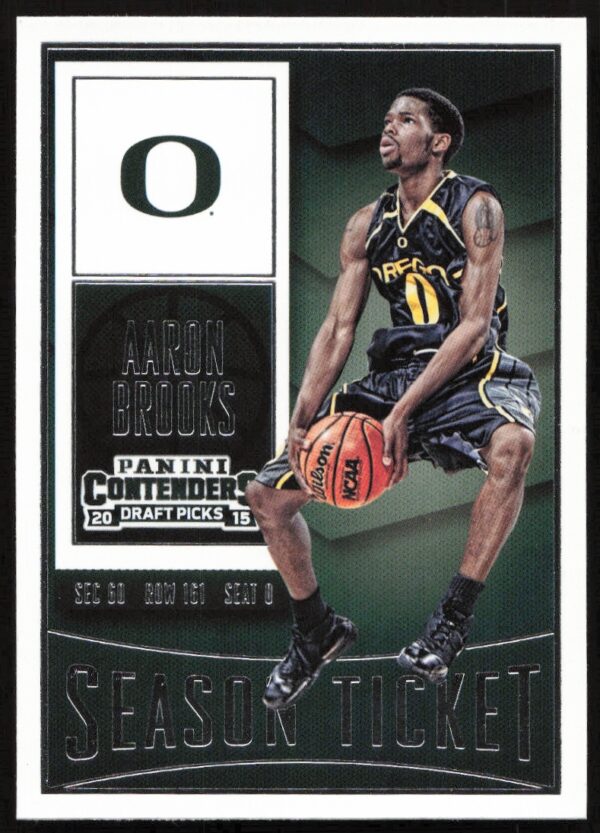 2015 Panini Contenders Draft Picks Aaron Brooks #1 (Front)