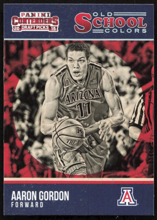 2015 Panini Contenders Draft Picks Aaron Gordon Old School Colors #33 (Front)