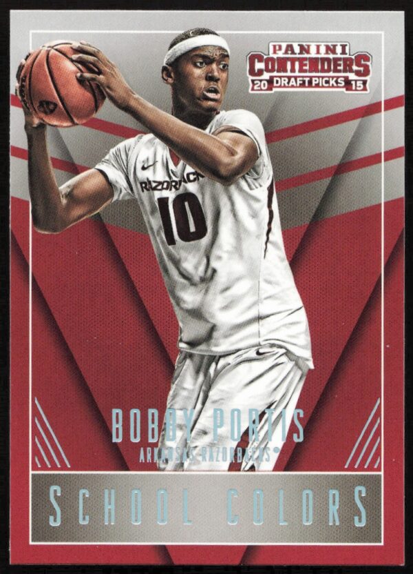 2015 Panini Contenders Draft Picks Bobby Portis School Colors #5 (Front)