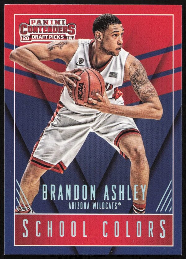 2015 Panini Contenders Draft Picks Brandon Ashley School Colors #6 (Front)