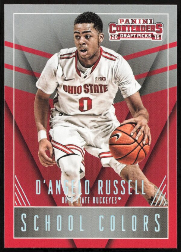 2015 Panini Contenders Draft Picks D'Angelo Russell School Colors #12 (Front)