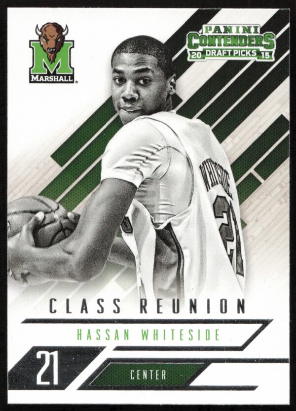 2015 Panini Contenders Draft Picks Hassan Whiteside Class Reunion #10 (Front)