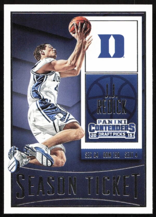 2015 Panini Contenders Draft Picks J.J. Redick #39 (Front)