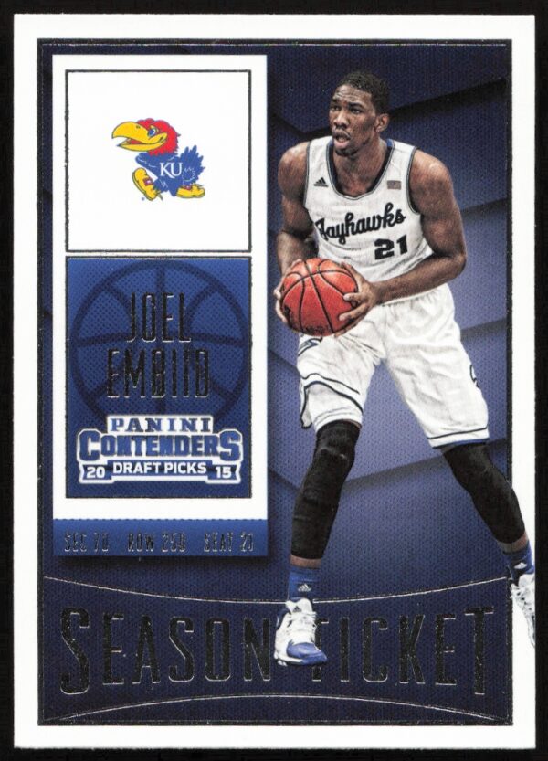 2015 Panini Contenders Draft Picks Joel Embiid #48 (Front)