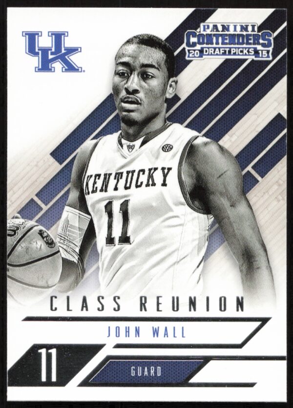 2015 Panini Contenders Draft Picks John Wall Class Reunion #13 (Front)