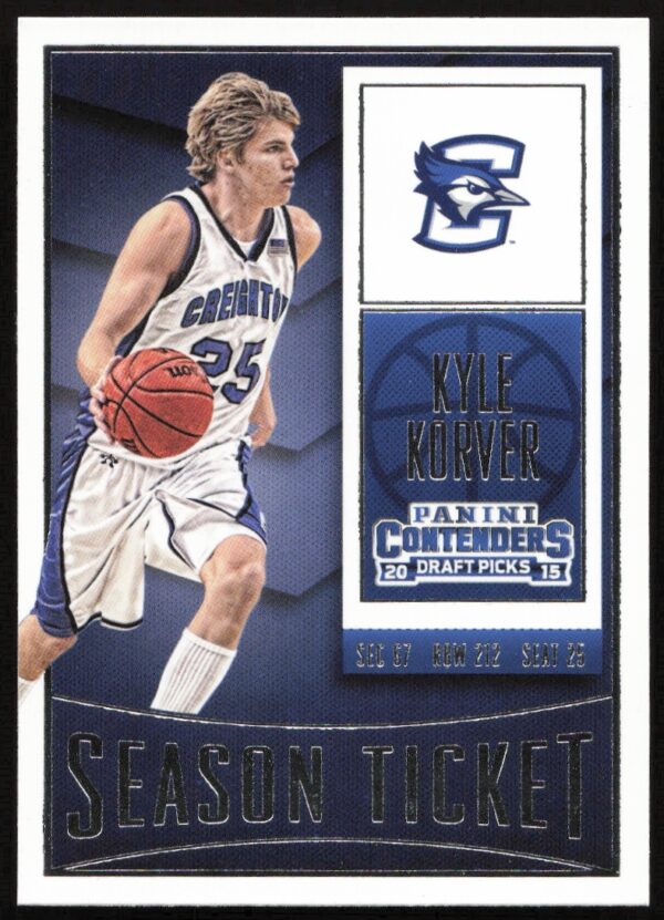 2015 Panini Contenders Draft Picks Kyle Korver #62 (Front)