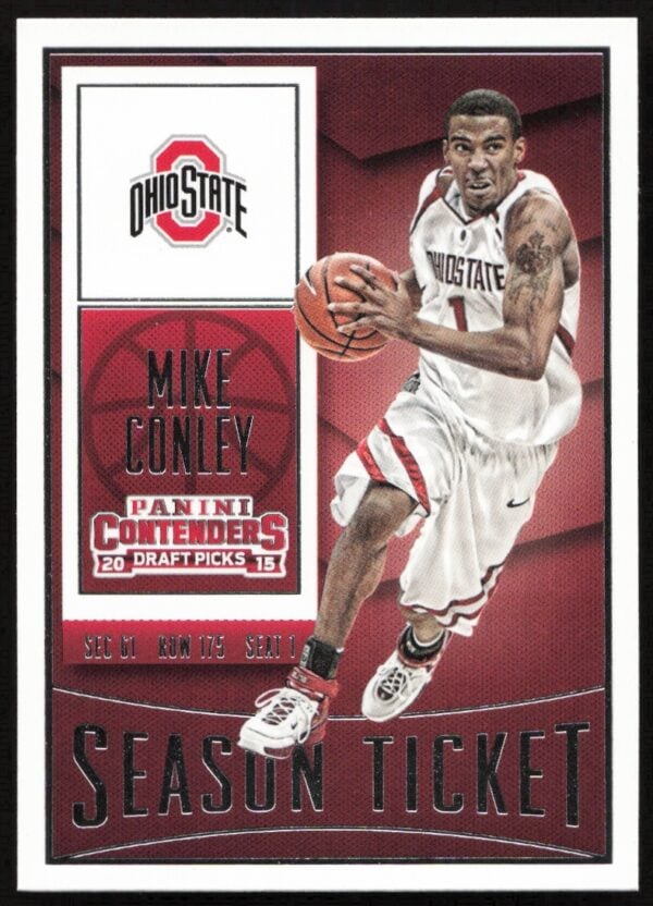 2015 Panini Contenders Draft Picks Mike Conley #72 (Front)