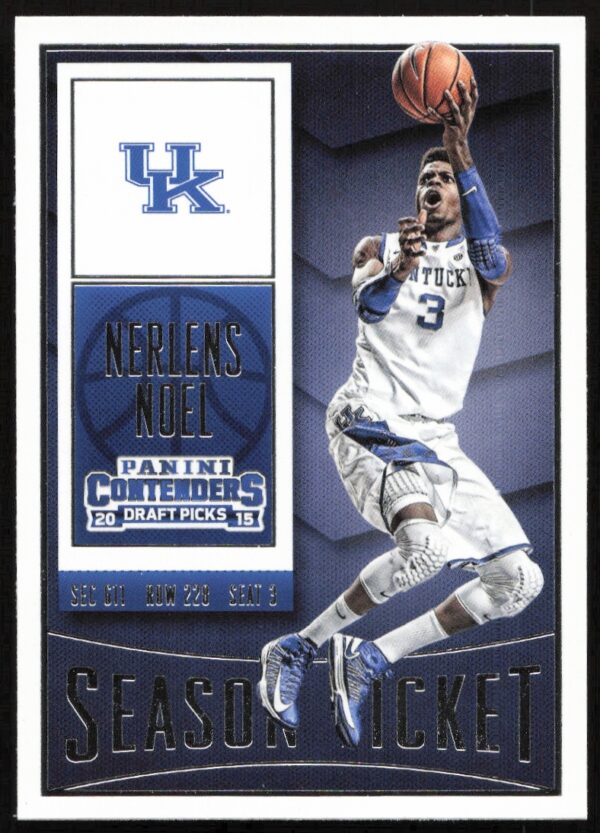 2015 Panini Contenders Draft Picks Nerlens Noel #75 (Front)