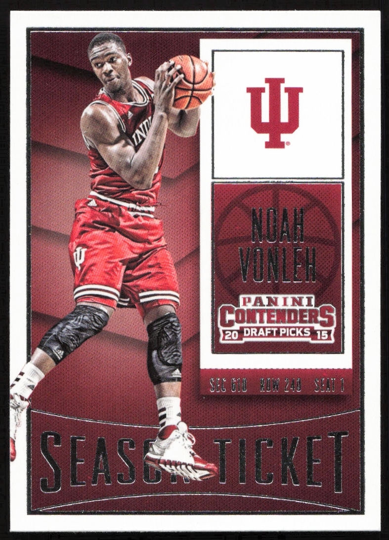 2015 Panini Contenders Draft Picks Noah Vonleh #77 (Front)