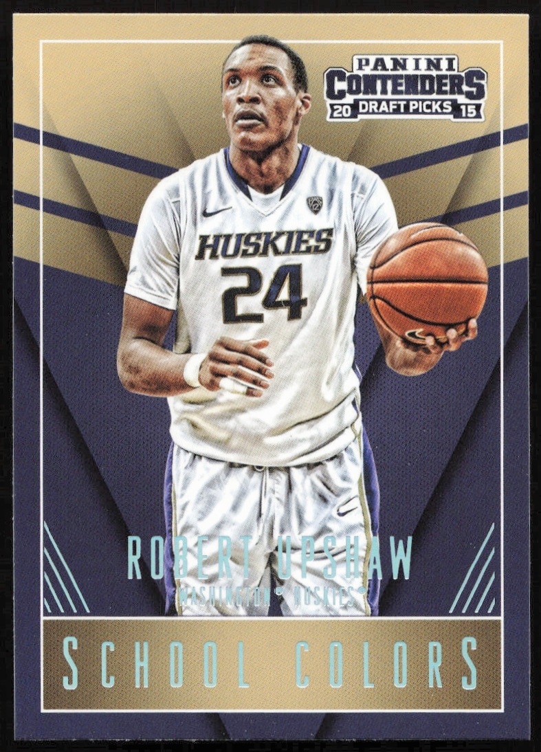 2015 Panini Contenders Draft Picks Robert Upshaw School Colors #39 (Front)