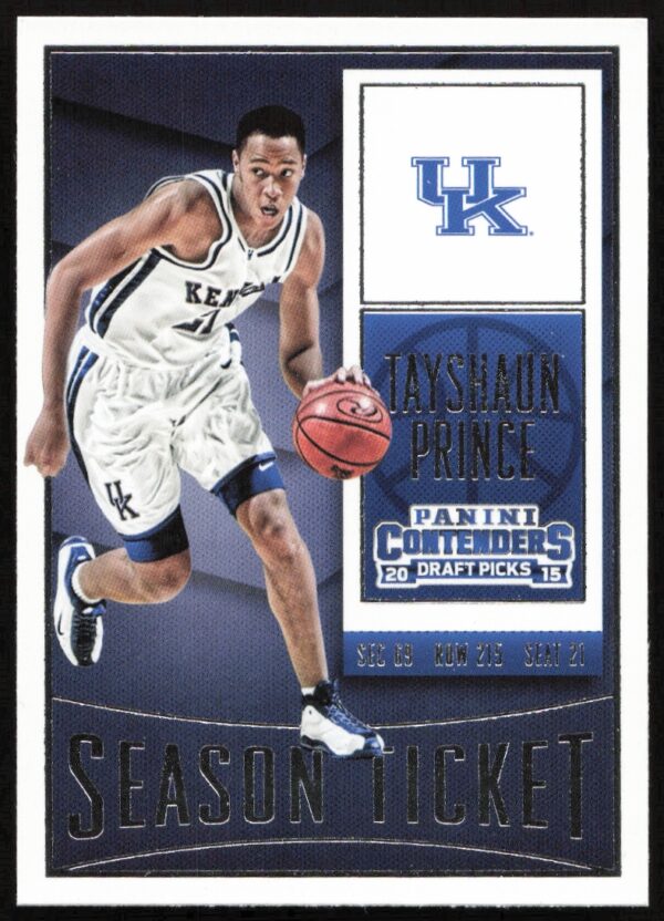 2015 Panini Contenders Draft Picks Tayshaun Prince #88 (Front)