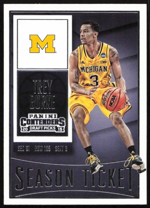 2015 Panini Contenders Draft Picks Trey Burke #92 (Front)