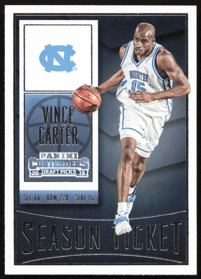 2015 Panini Contenders Draft Picks Vince Carter #97 (Front)