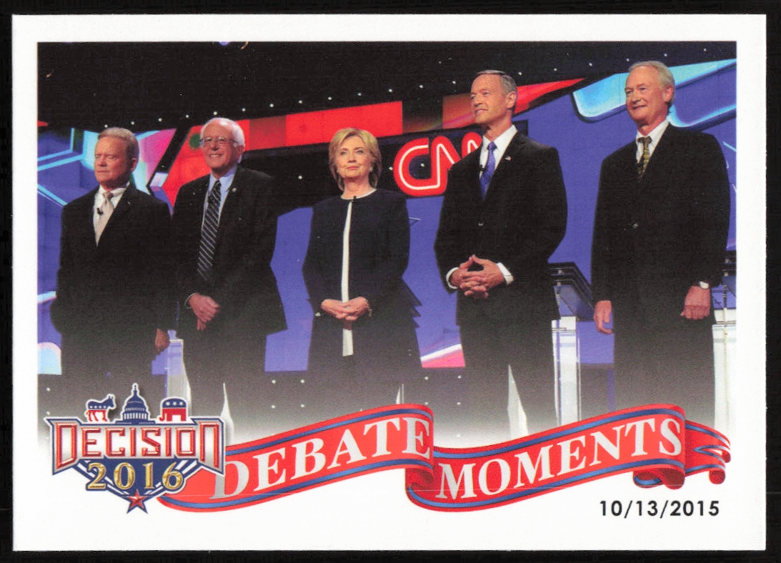 2016 Leaf Decision 10/13/2015 Debate Moments #73 (Front)