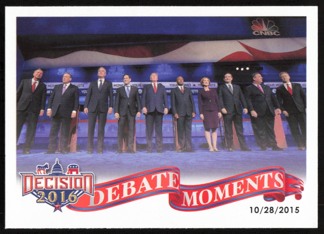 2016 Leaf Decision 10/28/2015 Debate Moments #70 (Front)