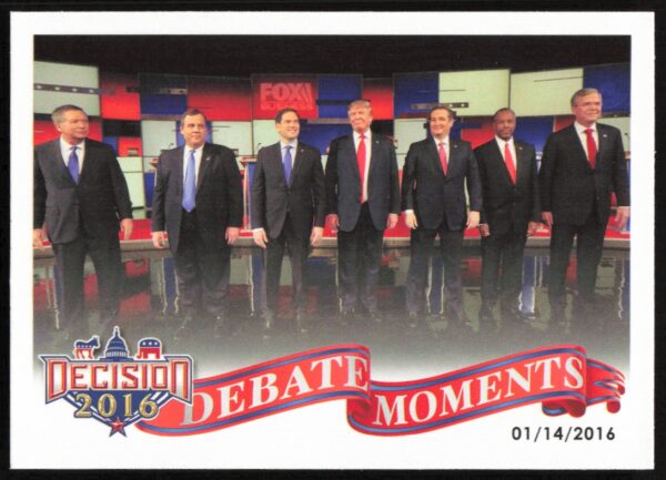 2016 Leaf Decision 1/14/2016 Debate Moments #76 (Front)