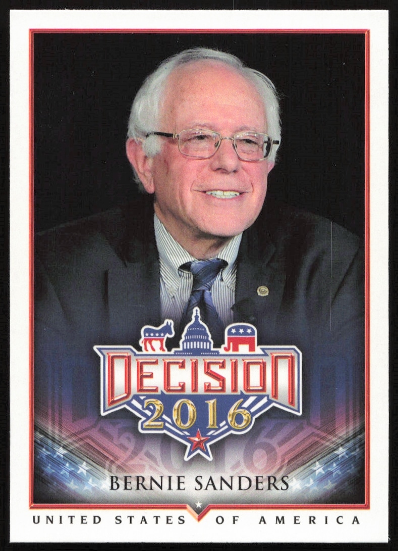 2016 Leaf Decision Bernie Sanders #2 (Front)