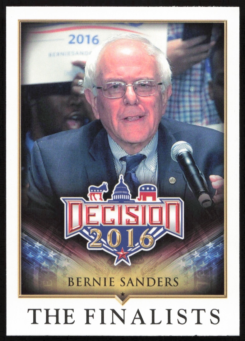 2016 Leaf Decision Bernie Sanders The Finalists #78 (Front)
