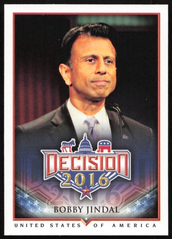 2016 Leaf Decision Bobby Jindal #3 (Front)