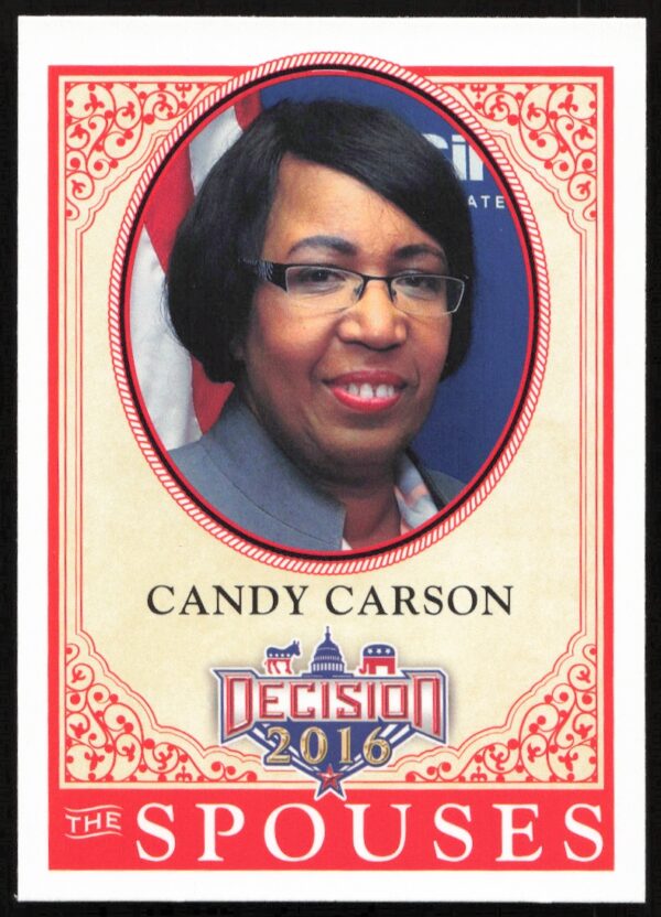 2016 Leaf Decision Candy Carson The Spouses #52 (Front)