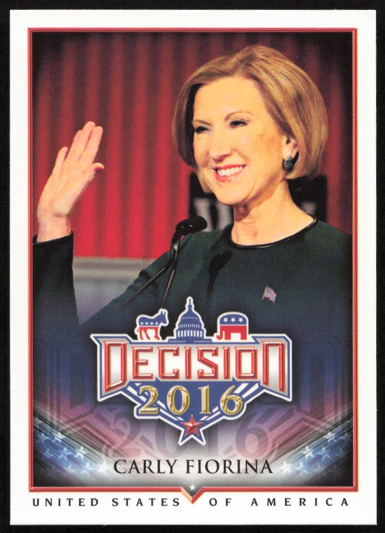 2016 Leaf Decision Carly Fiorina #4 (Front)