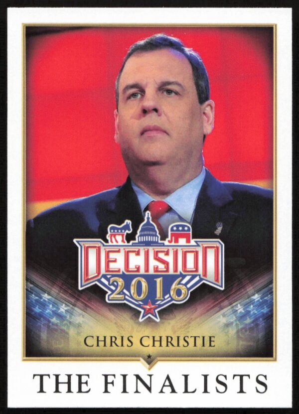 2016 Leaf Decision Chris Christie The Finalists #80 (Front)