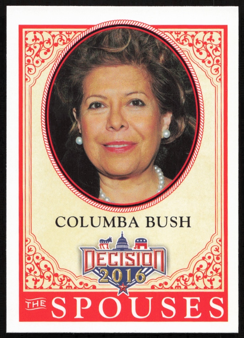 2016 Leaf Decision Columba Bush The Spouses #53 (Front)