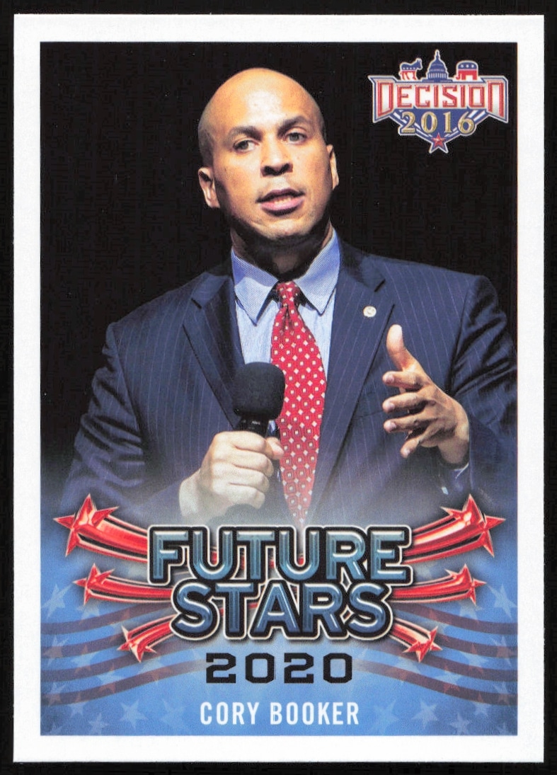 2016 Leaf Decision Cory Booker Future Stars #99 (Front)