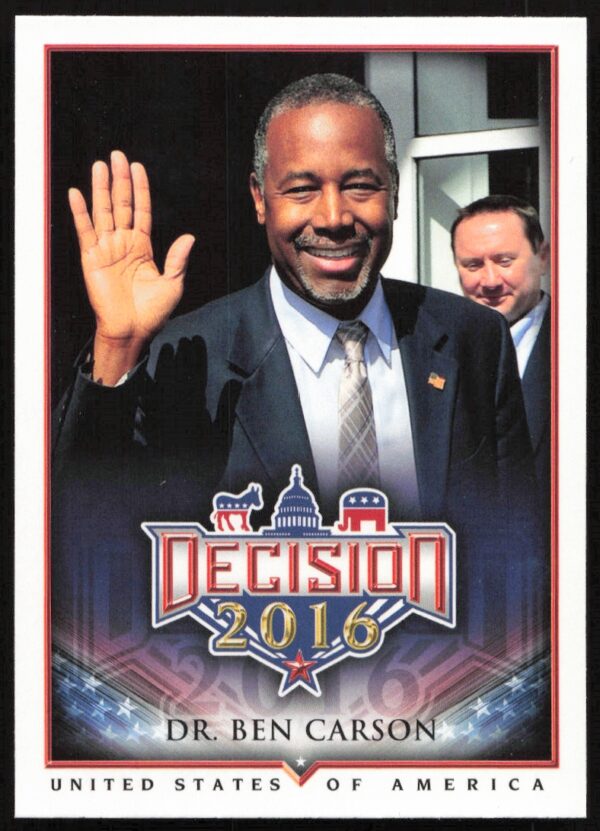 2016 Leaf Decision Dr. Ben Carson #1 (Front)