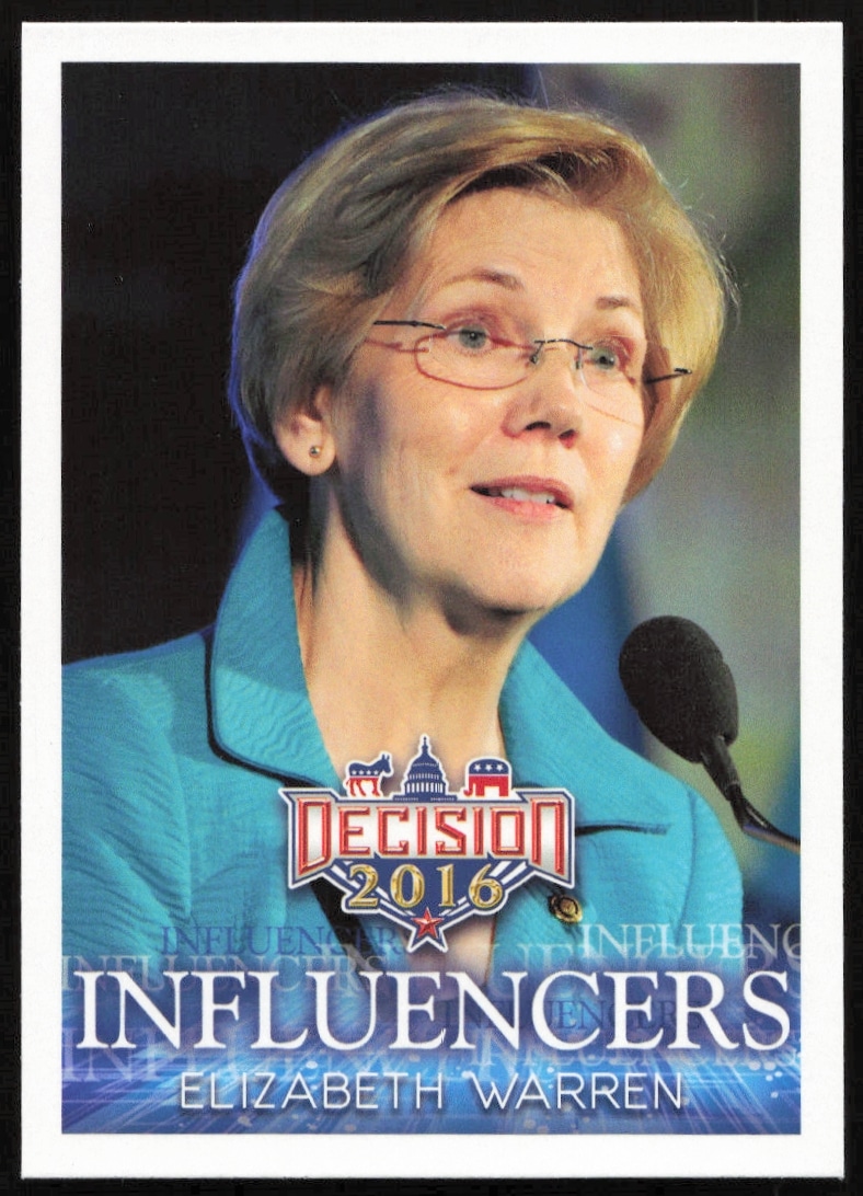 2016 Leaf Decision Elizabeth Warren Influencers #31 (Front)