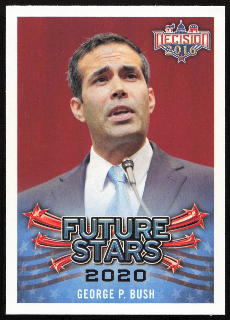 2016 Leaf Decision George P. Bush Future Stars #100 (Front)