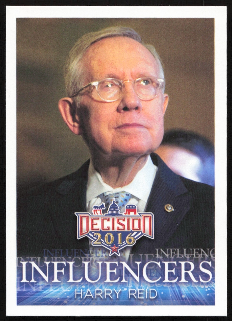 2016 Leaf Decision Harry Reid Influencers #32 (Front)