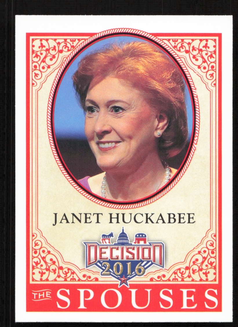 2016 Leaf Decision Janet Huckabee The Spouses #56 (Front)