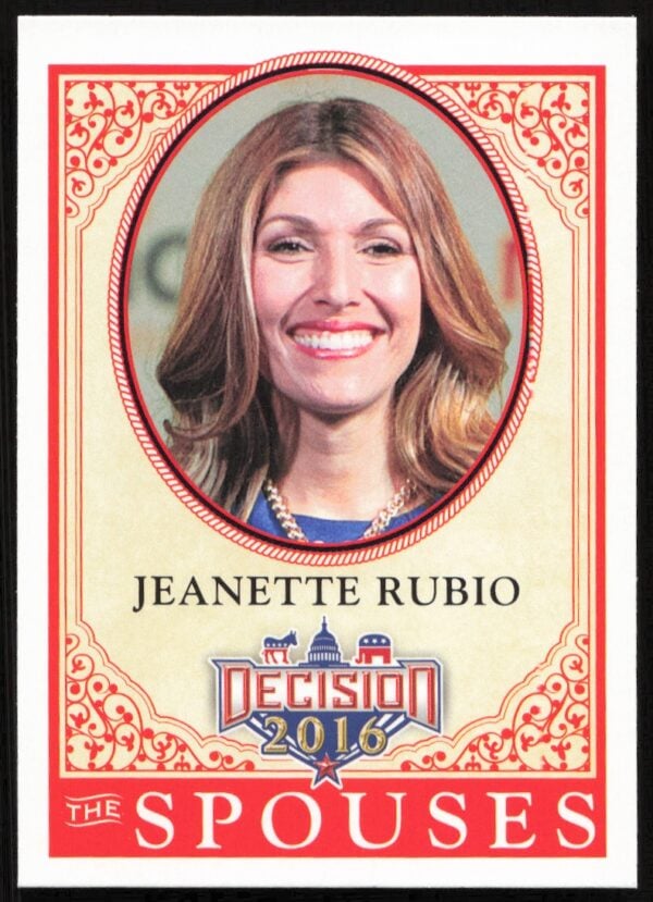 2016 Leaf Decision Jeanette Rubio The Spouses #57 (Front)