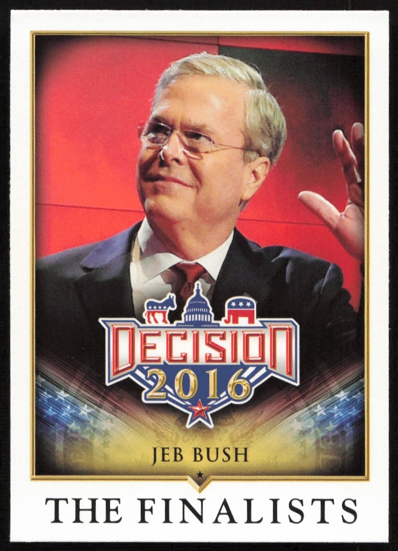 2016 Leaf Decision Jeb Bush The Finalists #83 (Front)