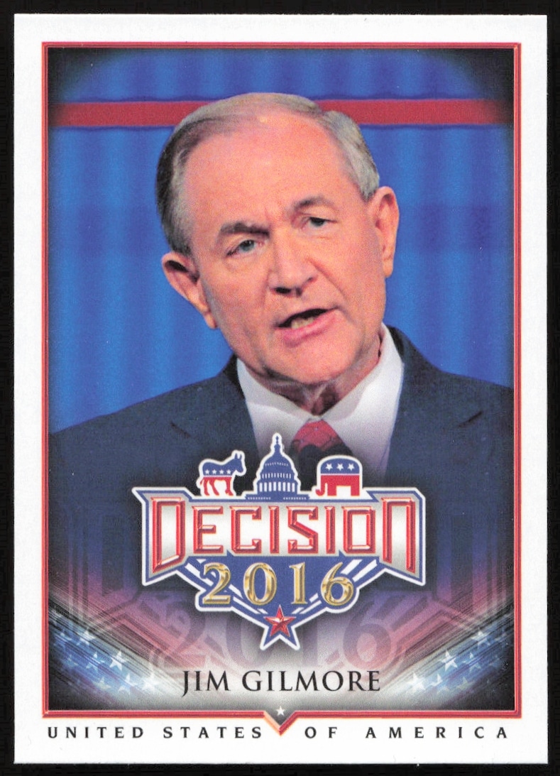 2016 Leaf Decision Jim Gilmore #11 (Front)