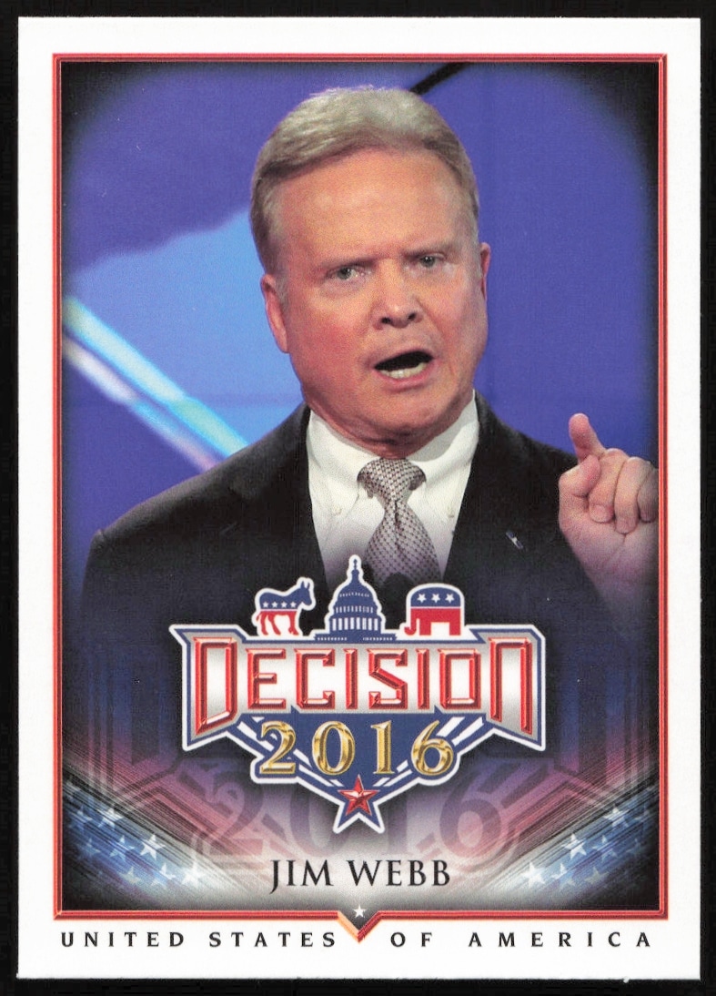 2016 Leaf Decision Jim Webb #12 (Front)