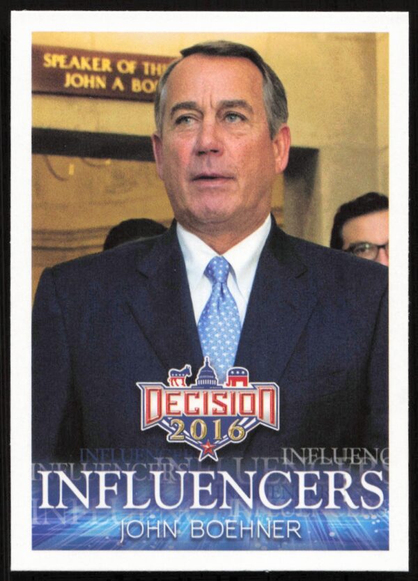 2016 Leaf Decision John Boehner Influencers #35 (Front)