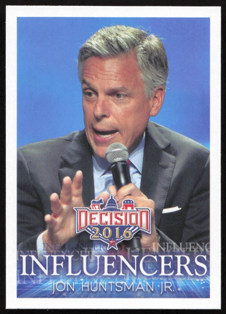 2016 Leaf Decision Jon Huntsman Jr. Influencers #38 (Front)